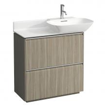 Laufen H4030021102621 - Vanity Only, with 2 drawers, matching countertop washbasins 813301/2