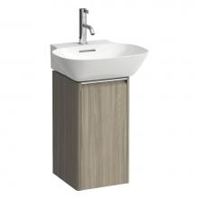 Laufen H4030121102621 - Vanity Only, 1 door, right hinged, 1 internal shelf, matching countertop small washbasin 815301