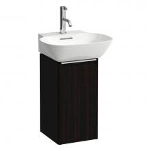 Laufen H4030111102631 - Vanity Only, 1 door, left hinged, 1 internal shelf, matching countertop small washbasin 815301