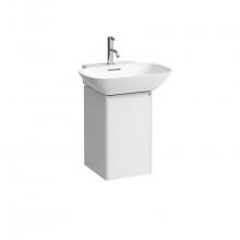 Laufen H4030221102601 - Vanity Only, 1 door, right hinged, 1 internal shelf, matching countertop washbasin 810302