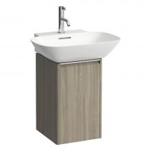 Laufen H4030221102621 - Vanity Only, 1 door, right hinged, 1 internal shelf, matching countertop washbasin 810302
