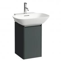 Laufen H4030211102661 - Vanity Only, 1 door, left hinged, 1 internal shelf, matching countertop washbasin 810302