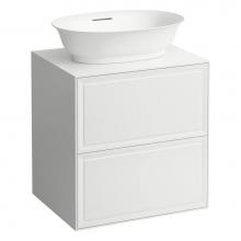 Laufen H4060020856281 - Drawer element Only, 2 drawers, matches bowl washbasins 812852, 812854