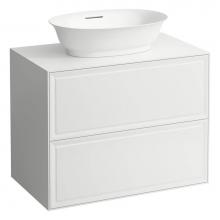 Laufen H4060120856281 - Drawer element Only, 2 drawers, matches bowl washbasins 812852, 812854