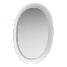Laufen H4060700850001 - Ceramic Mirror with LED ambient light, for room switch, 4000K
