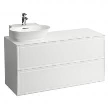 Laufen H4060870856281 - Drawer element Only, 2 drawers, cut-out left, matches small washbasin 816853