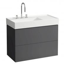 Laufen H4076180336421 - Vanity Only with two drawers for washbasin shelf right 810338 (incl. organiser)