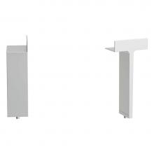 Laufen H4076600330001 - Set of adjustable feet (2 pieces), anodized aluminum surface, matching combipacks and Tall Cabinet