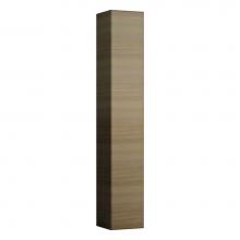 Laufen H4091311502501 - Tall Cabinet, 1 door, left or door hinge right, with 4 wooden shelves, lacquered surface veneer wi