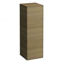 Laufen H4091511502501 - Medium cabinet, 1 door, left or door hinge right, with 2 wooden shelves, lacquered surface veneer
