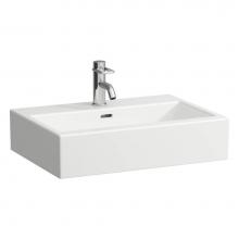 Laufen H8114320001361 - Bowl washbasin, with tap bank