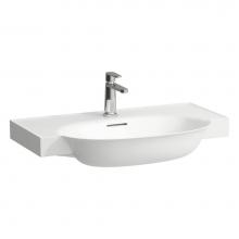 Laufen H813855000104U - Washbasin Console, wall mounted - Optional ceramic drain & cover