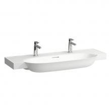 Laufen H813858000107U - Washbasin Console, wall mounted - Optional ceramic drain & cover