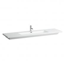 Laufen H816438000107U - Washbasin, cutable to 39 1/2'', wall mounted