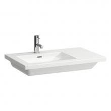 Laufen H817438000109U - Washbasin console, shelf right, wall mounted