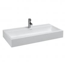Laufen H818438000104U - Countertop Washbasin, wall mounted