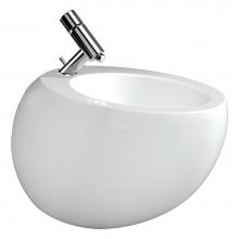 Laufen H8309714003041 - Wall hanging bidet, with concealed overflow, incl. ceramic waste cover