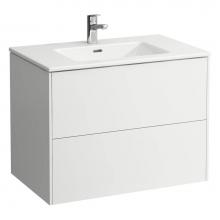 Laufen H8649612601041 - Combipack 800 mm, washbasin ''slim'' with vanity unit ''Base'&a