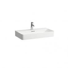 Laufen H8102850001361 - Washbasin, 750 x 420 x 115, with one tap hole, SaphirKeramik