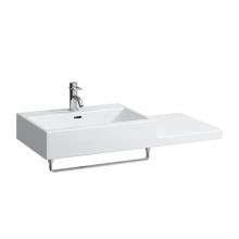 Laufen H8184320001041 - LIVING City 100 washbasin (1000x460mm), shelf on right side