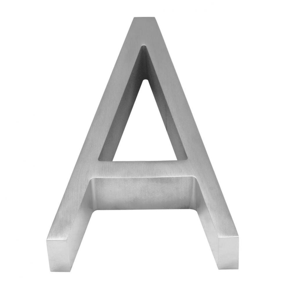 Alphabet , Satin Stainless Steel