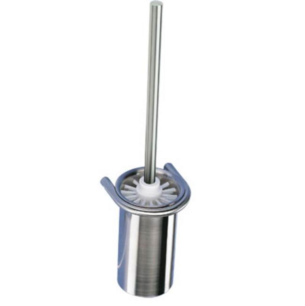 Toilet Brush Holder, Satin Stainless Steel