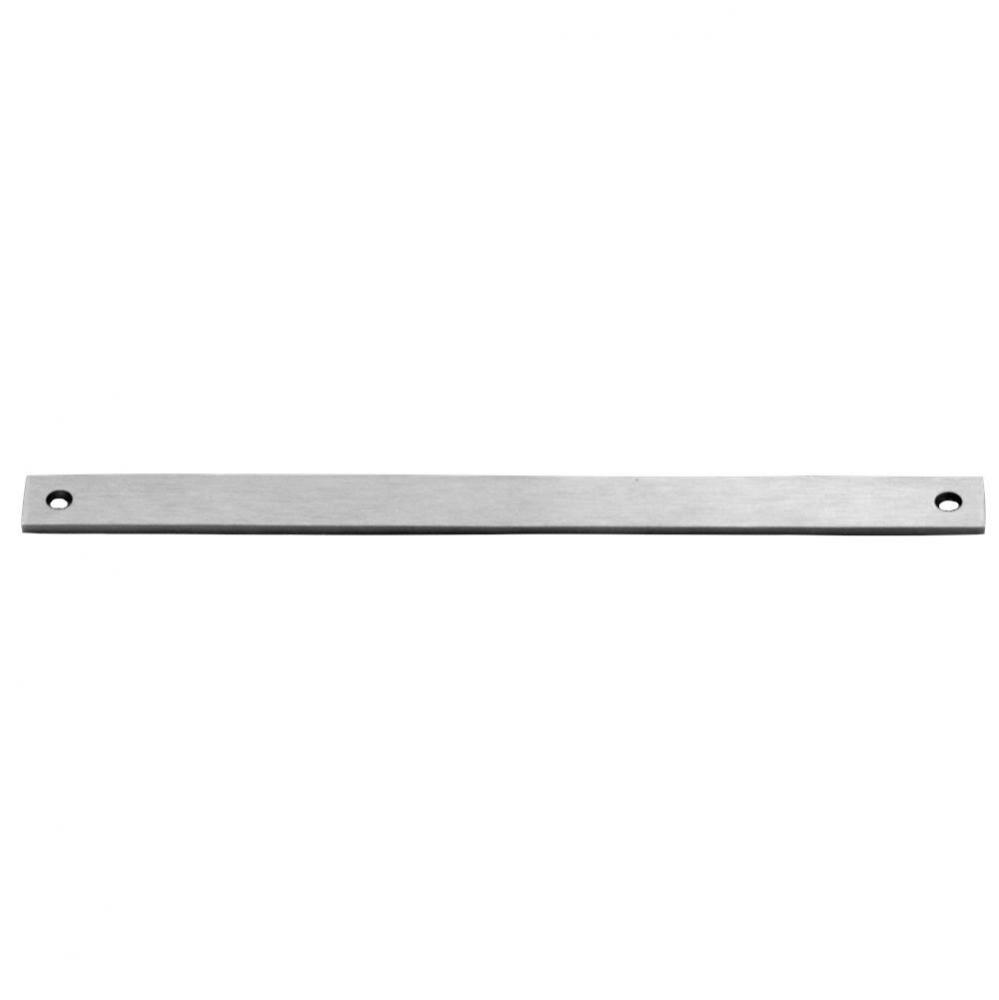 Backplate for Cabinet Pull, Satin Stainless Steel