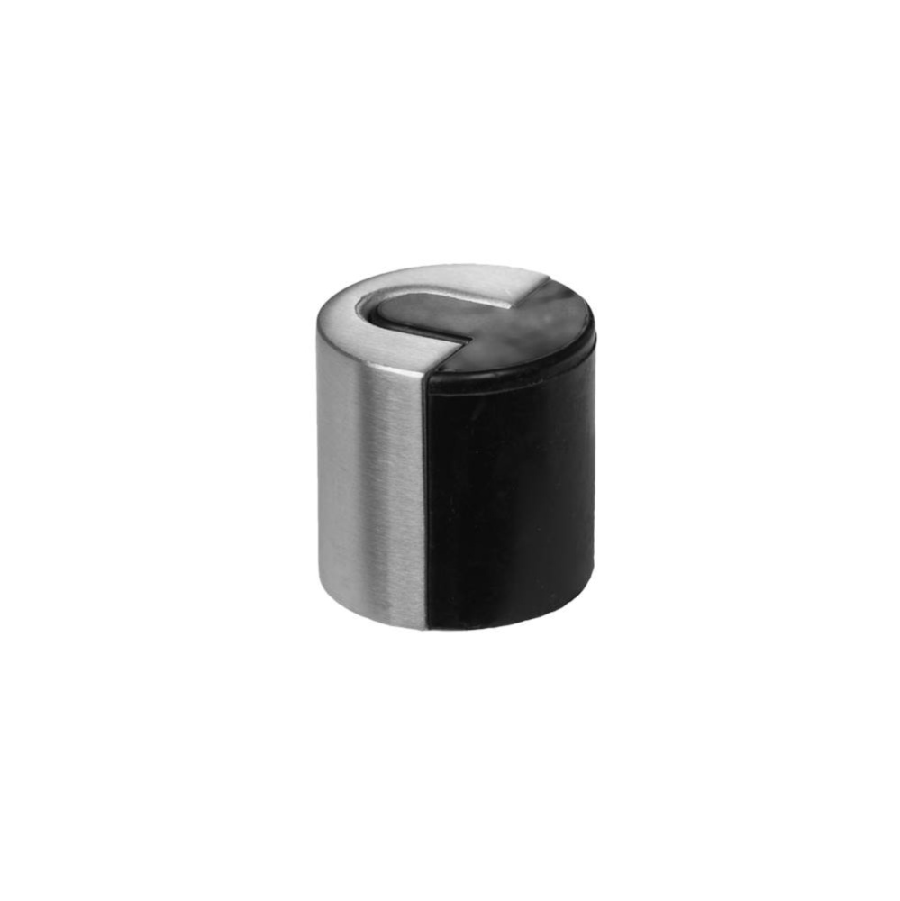 Floor Door Stop, Satin Stainless Steel