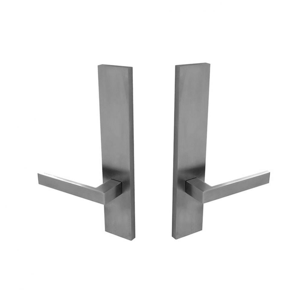 Entry Plate Dummy, Satin Stainless Steel