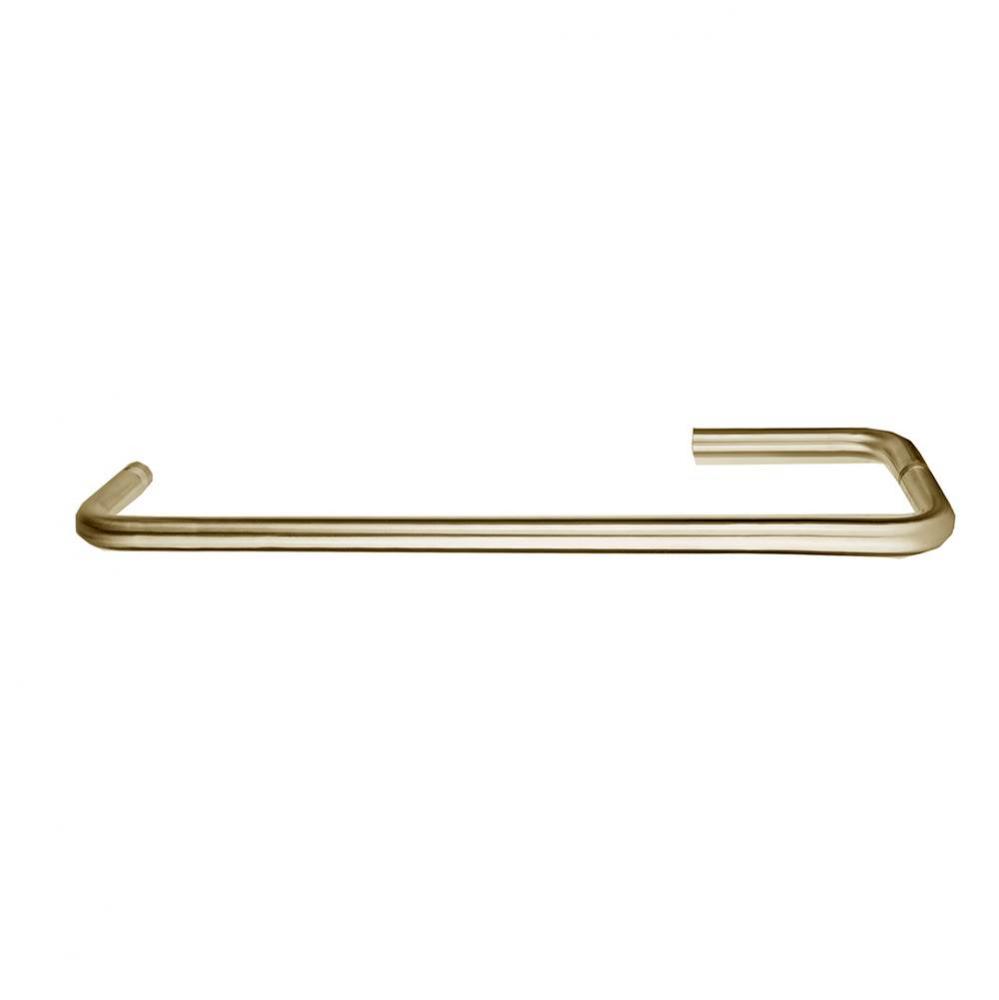 Shower Door Pull, Satin Brass