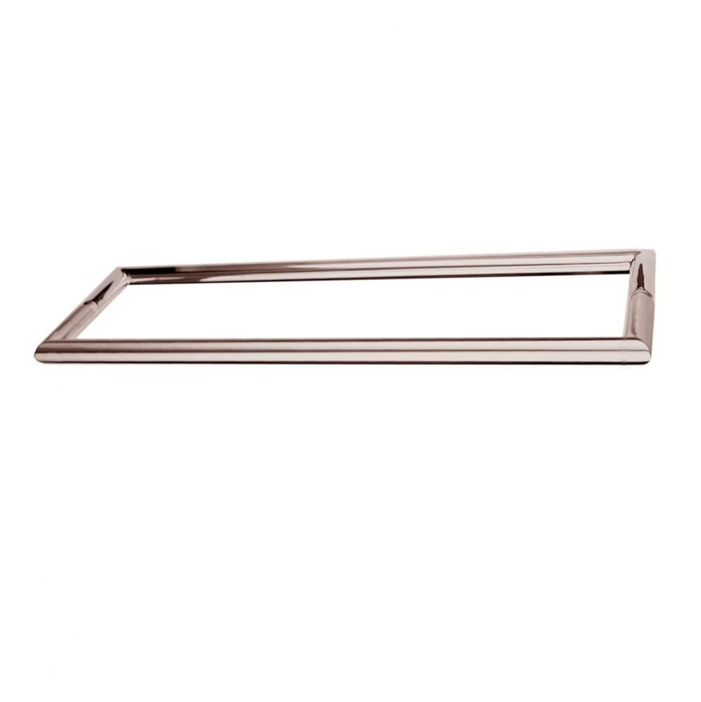Shower Door Pull, Polished Rose Gold