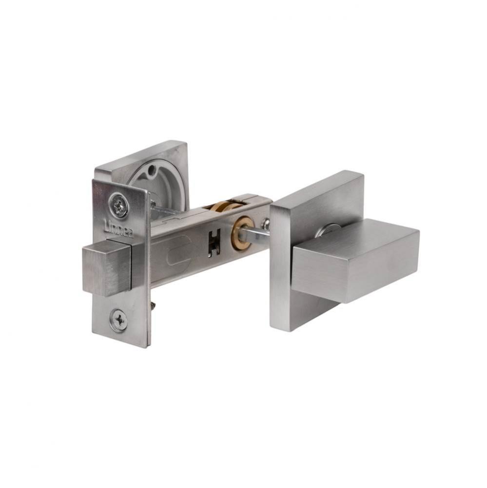 Square Turn Piece Emergency Release, Satin Stainless Steel