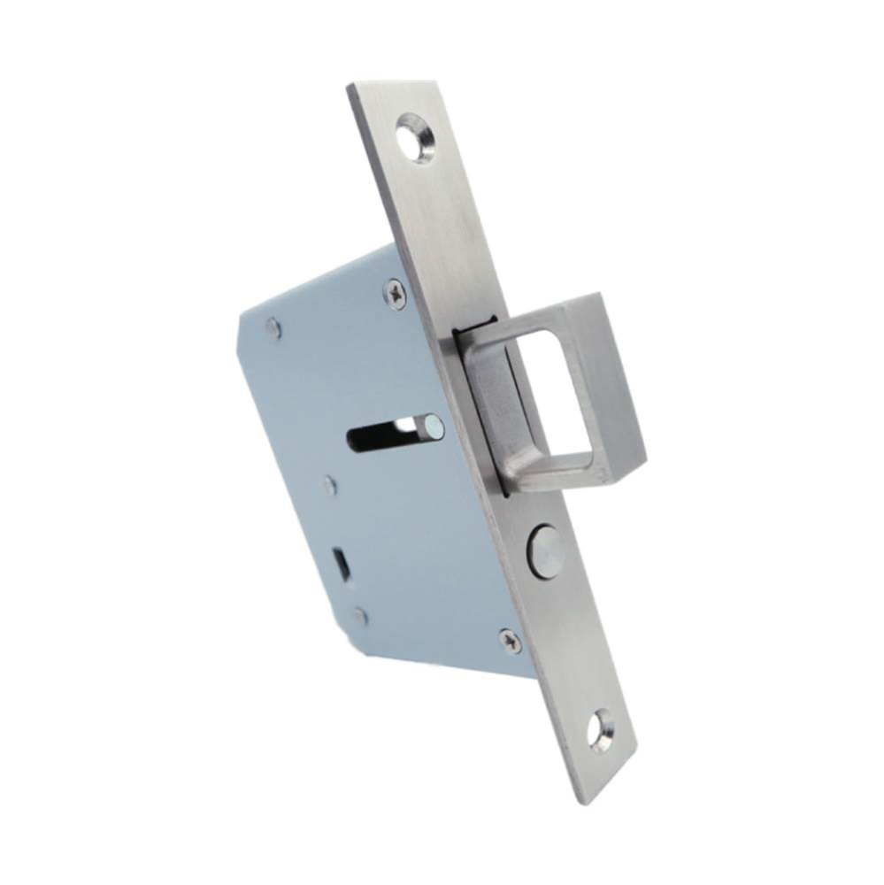 Mortised Faceplate With Pop-Out Edge Pull. Faceplate: 138mm Length, 20mm Width. 304 Stainless Stee