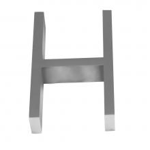 Linnea ALP5-H-SSS - Alphabet , Satin Stainless Steel