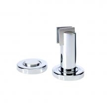 Linnea DS-18-SSS - Floor/Wall Magnetic Door Stop, Satin Stainless Steel