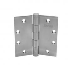 Linnea HIB45R-SSS - Door Butt Hinge,  4.5''X4.5''X3.5mm, 316 Satin SS