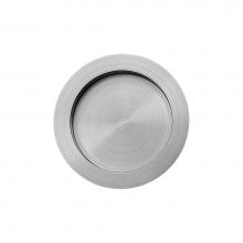 Linnea RPR-66-SSS - Round Flush Pull, Satin Stainless Steel