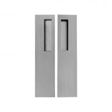 Linnea RPS-375R-SSS - Square Flush Pull, Polished Stainless Steel