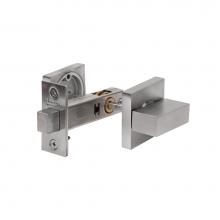 Linnea TPER-200S-SSS - Square Turn Piece Emergency Release, Satin Stainless Steel