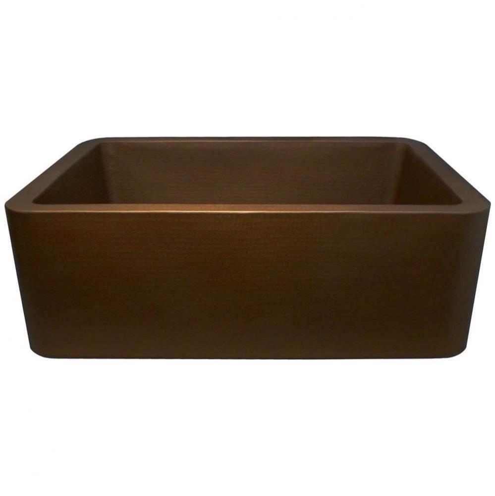 Hammered Farm House Kitchen - Single Bowl 33''