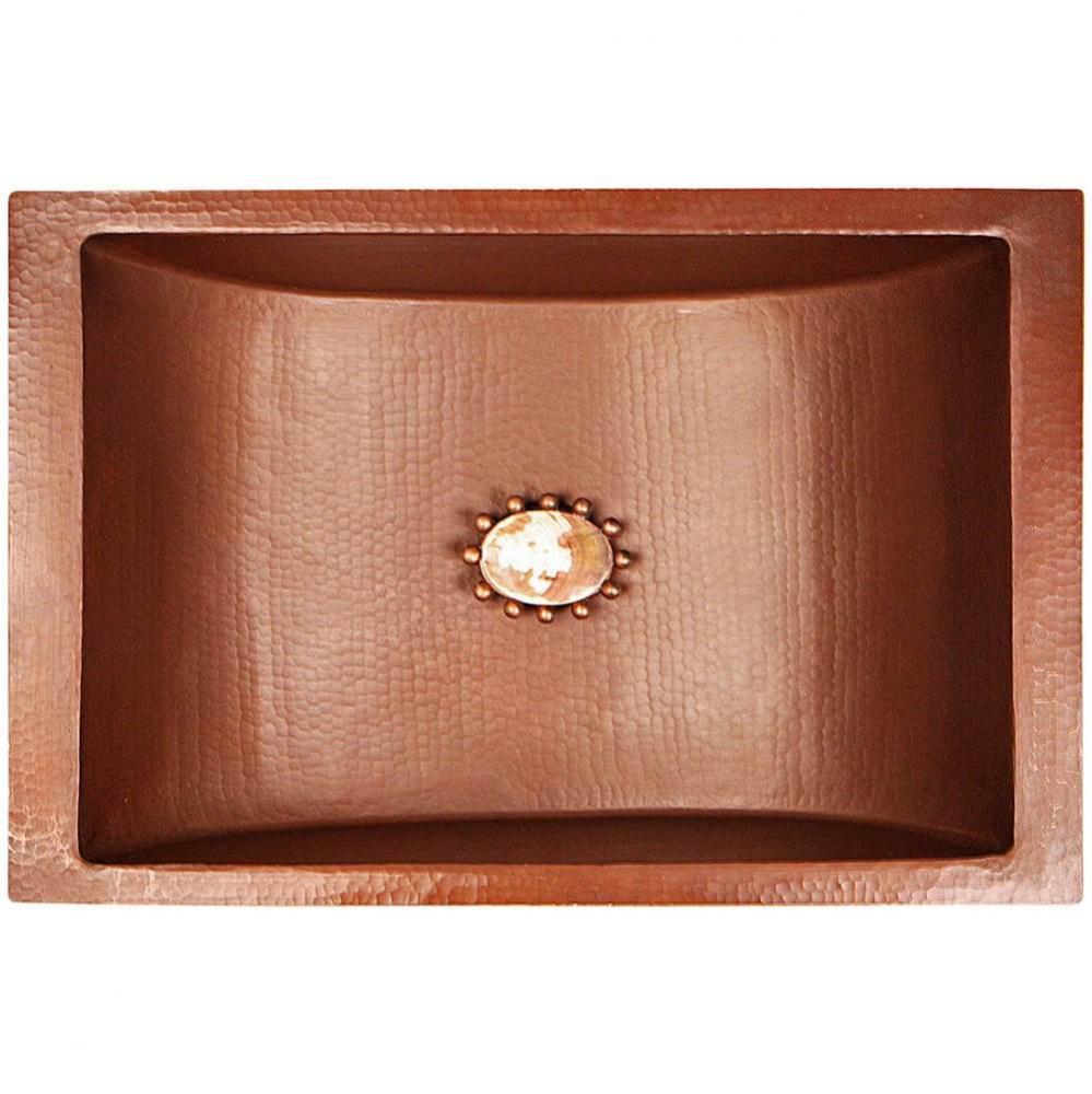 Hammered Rectangular Crescent