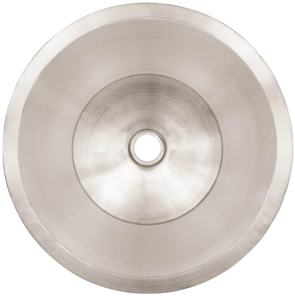 Smooth Small Round Flat Bottom Bar/Utility, 1.5'' drain opening