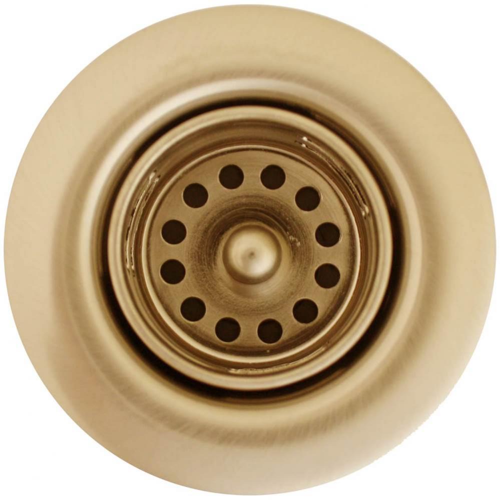 Bar Drain - Satin Unlacquered Brass