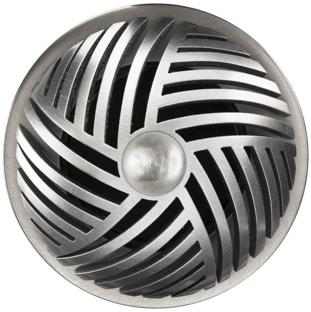 Herringbone Grid Strainer - Sphere Screw, No Overflow