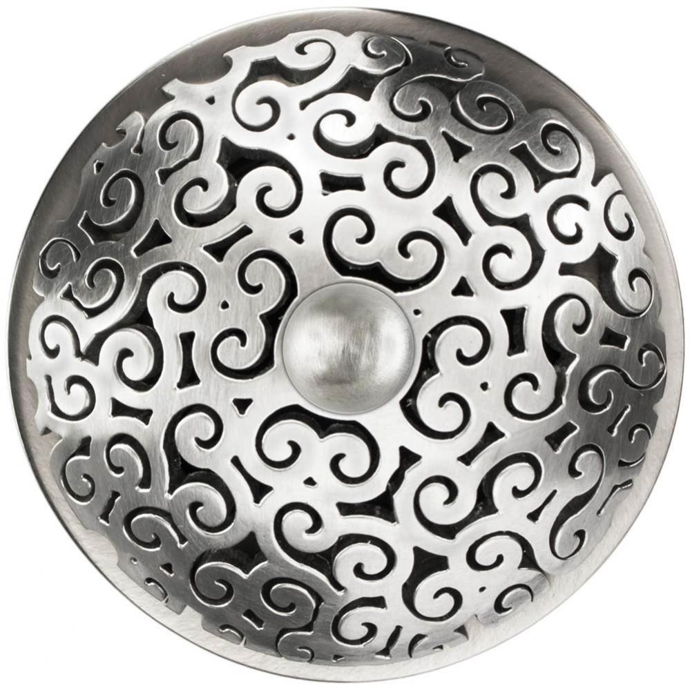Swirl Grid Strainer - Sphere Screw, No Overflow