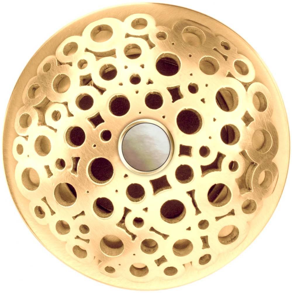 Loop Grid Strainer - White Stone Screw, No Overflow