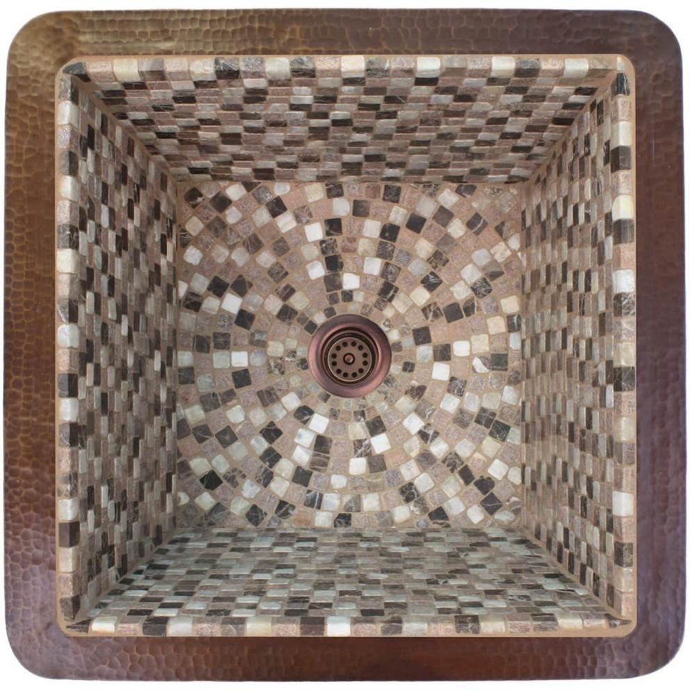 Large Square Mosaic - Weathered Copper