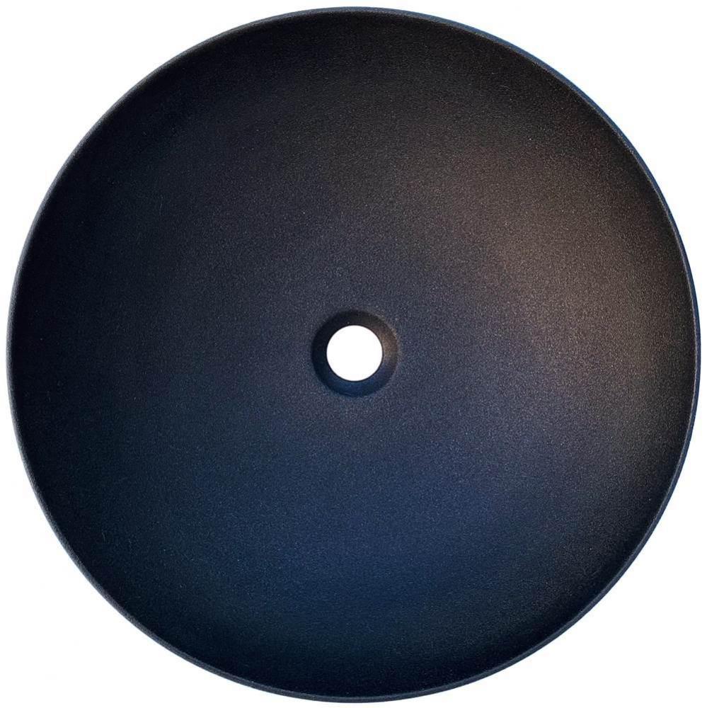 RUBY: Concrete Round Semi-Recessed Vessel Sink