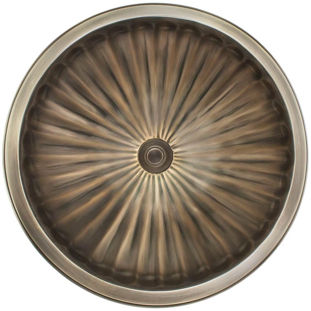 Large Round Fluted