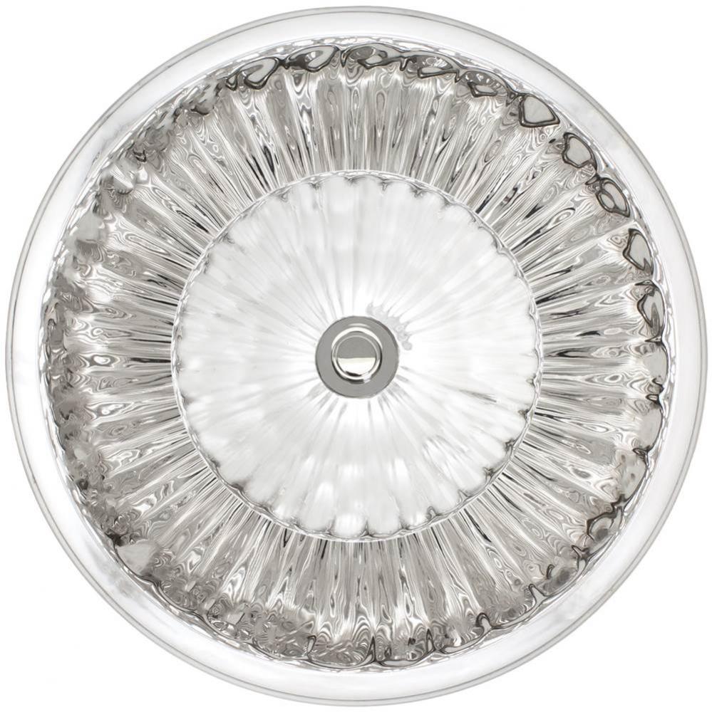 Round Flat Bottom Fluted